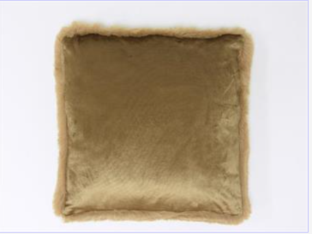 Fur marrón 45X45 